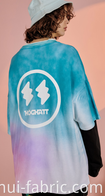 custom spray-dyed T-shirt 